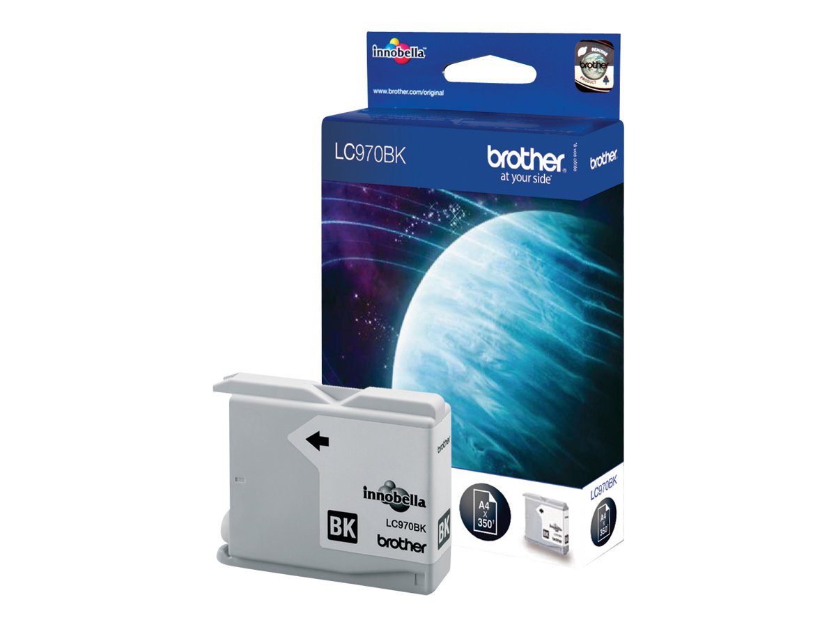 Brother LC970BK - Black - original - ink cartridge - for Brother DCP-135C, DCP-150C, DCP-153C, DCP-157C, MFC-235C, MFC-260C - Image 2
