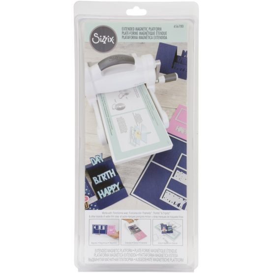 Sizzix Accessory-Extended Magnetic Platform for Wafer-Thin Dies, White, Grey, 37 x 15.5 x 1.5 cm - Image 2