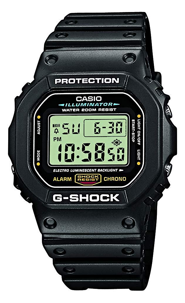 Casio G-Shock Women’s Watch in Resin/Nylon with LCD Display and Multi