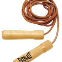 Everlast Leather Jump Rope (Non Weighted Handles)