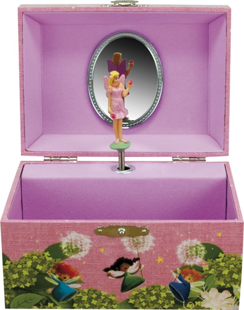Ulysse Three Fairies Musical Box, 9500, Pink