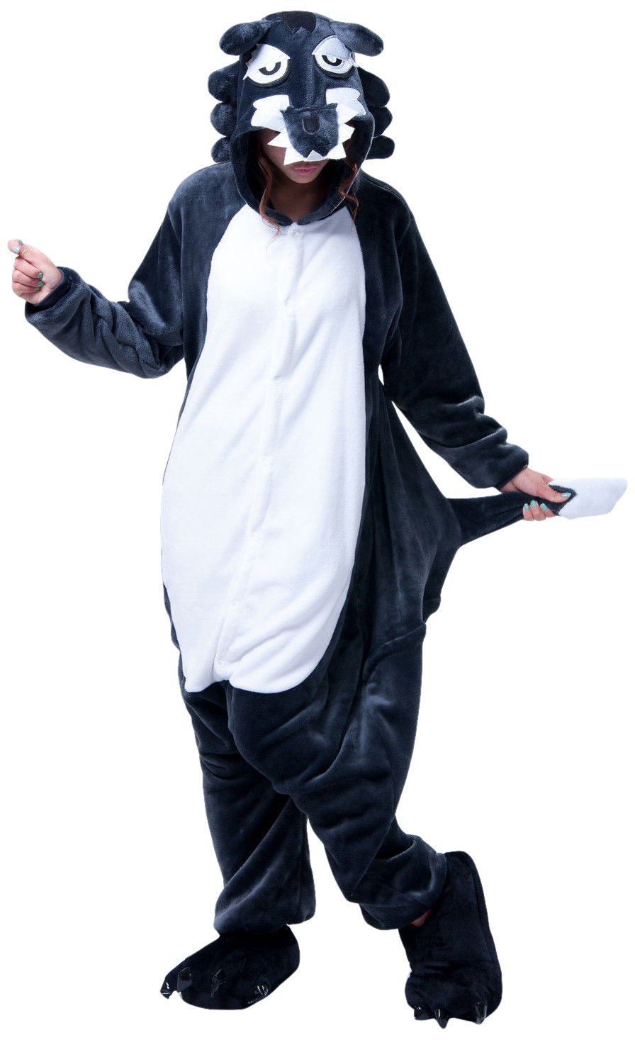 Everglamour Onesie/Body Suit, Grey and White, Medium, 5055601173139