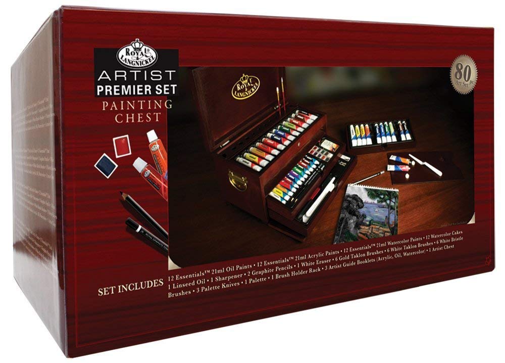 Royal & Langnickel Artist Painting Chest Premier Set, White, multicolour - Image 3