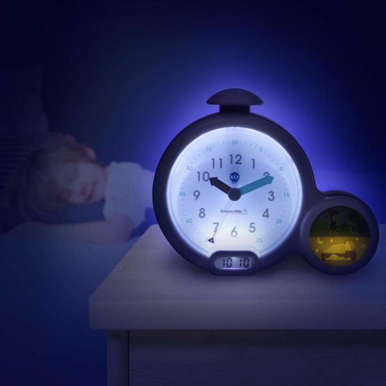Claessens' Kids Kid'Sleep My First Alarm Clock and Sleep Trainer, Blue - Image 3