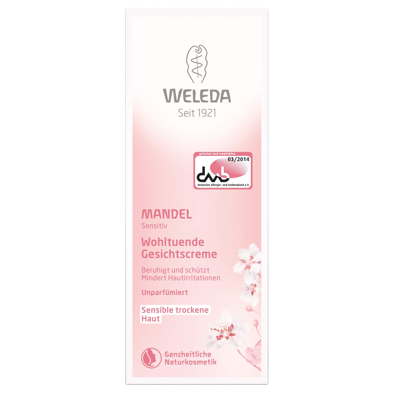 Weleda Sensitive Care Facial Cream, Organic Face Cream w. Natural Almond Extract, 30 ml (Pack of 1) - Image 2