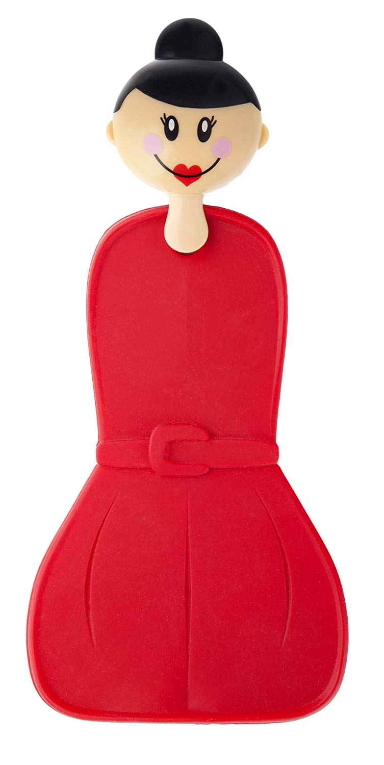 VIGAR Dolls Fiona - Pack of Silicone Grip with Hook and Suction Pad, Red, 23.5 X 4.4 X 11 cm