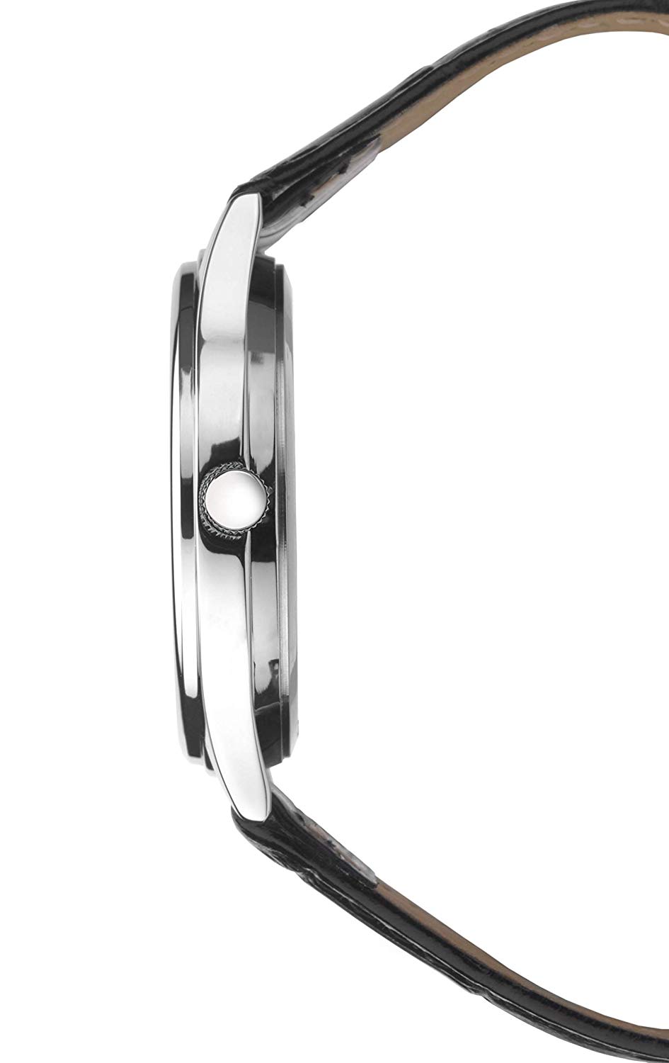 Sekonda Men's Quartz Watch with White Dial Analogue Display and Black Leather Strap 3621.27 - Image 2