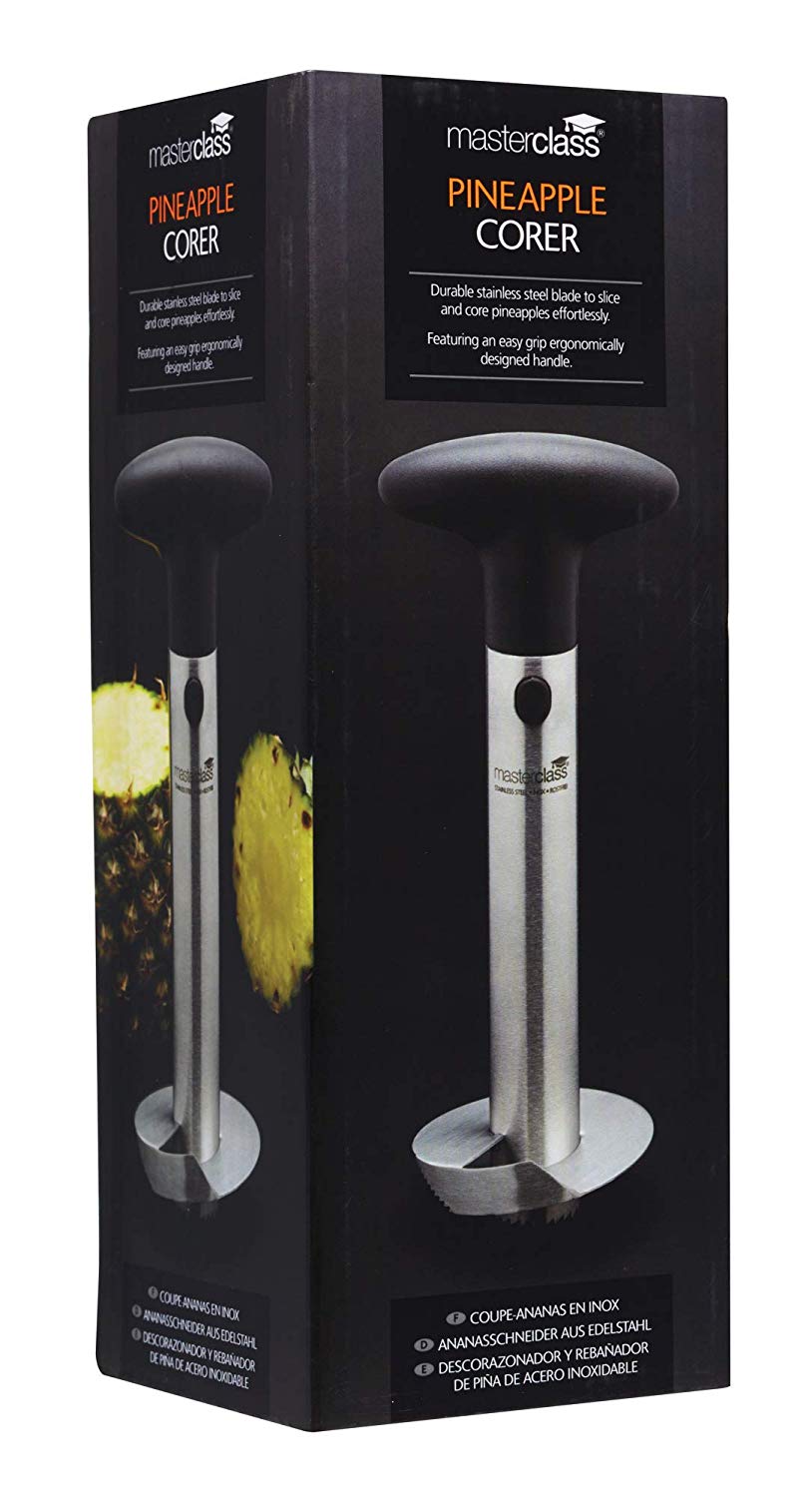 MasterClass Stainless Steel Pineapple Corer, Slicer and Peeler - Image 2