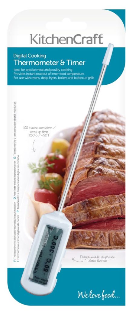 KitchenCraft Cooking Thermometer Probe and Digital Timer - Image 2