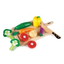Tidlo Wooden Cutting Vegetables Set, 32 x 18 x 8 cm