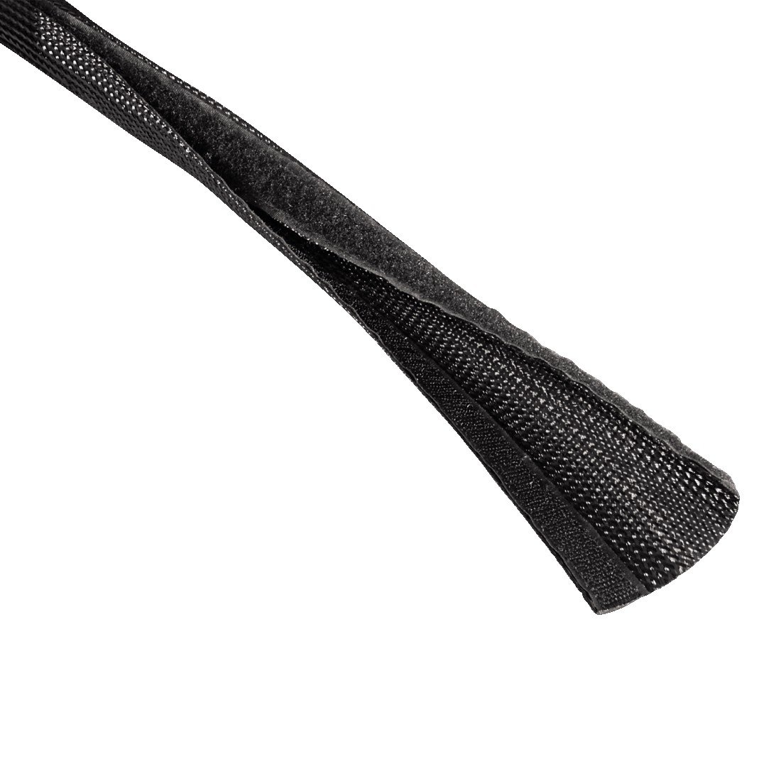 Hama Cable Bundle - Cloth Tube Easy Flexwrap, 1.8 M, Black, 1.8 Meters