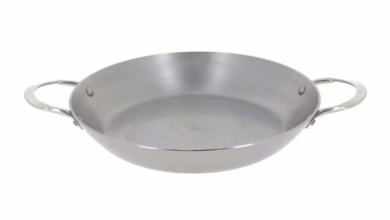 De Buyer Paella Pan, 32 cm, Silver