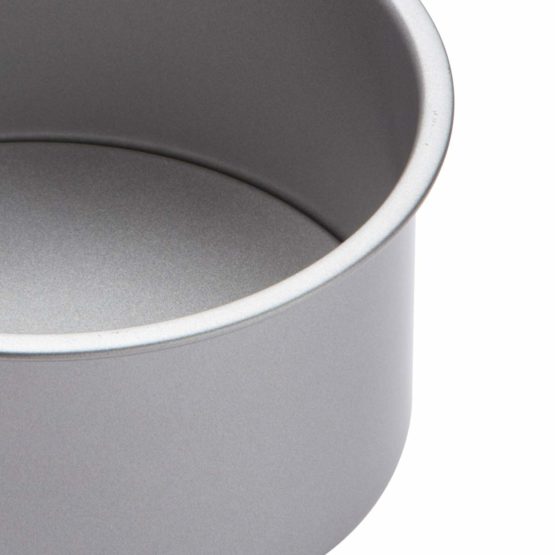 KitchenCraft KC2BK14 Deep Cake Tin with Loose Base and Non Stick Coating, 18 cm, Silver - Image 4