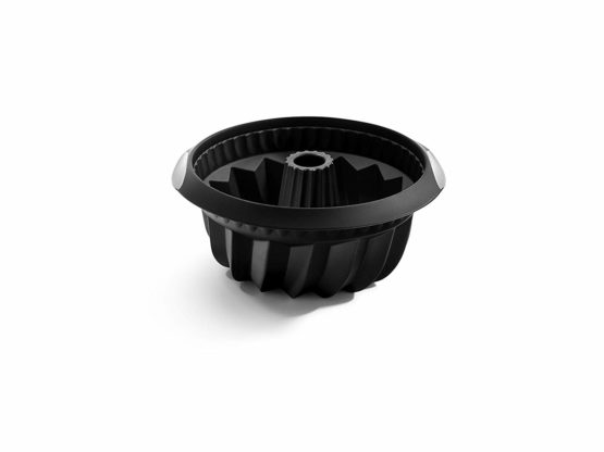 Lékué 2400 ml Deep Savarin Cake Mould, Black