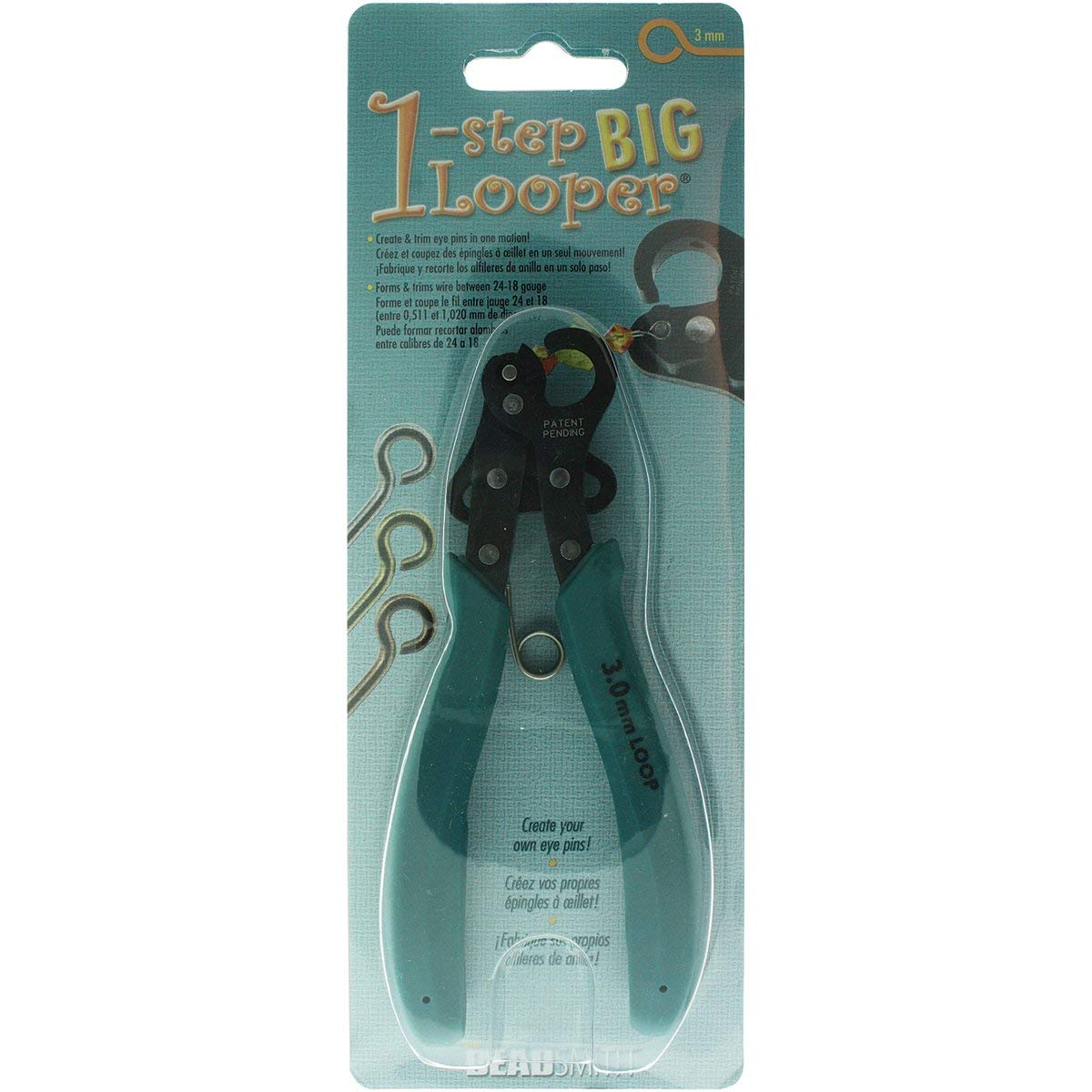 The Beadsmith Original One Step Looper - Create and Trim Consistent 3 mm Loops for Jewelry Making Use with 24-18g Craft Wire (Patented) - Image 3