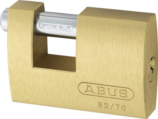 ABUS 11575 Monoblock Brass Shutter Padlock with 8512 Alike Keyed - Image 2