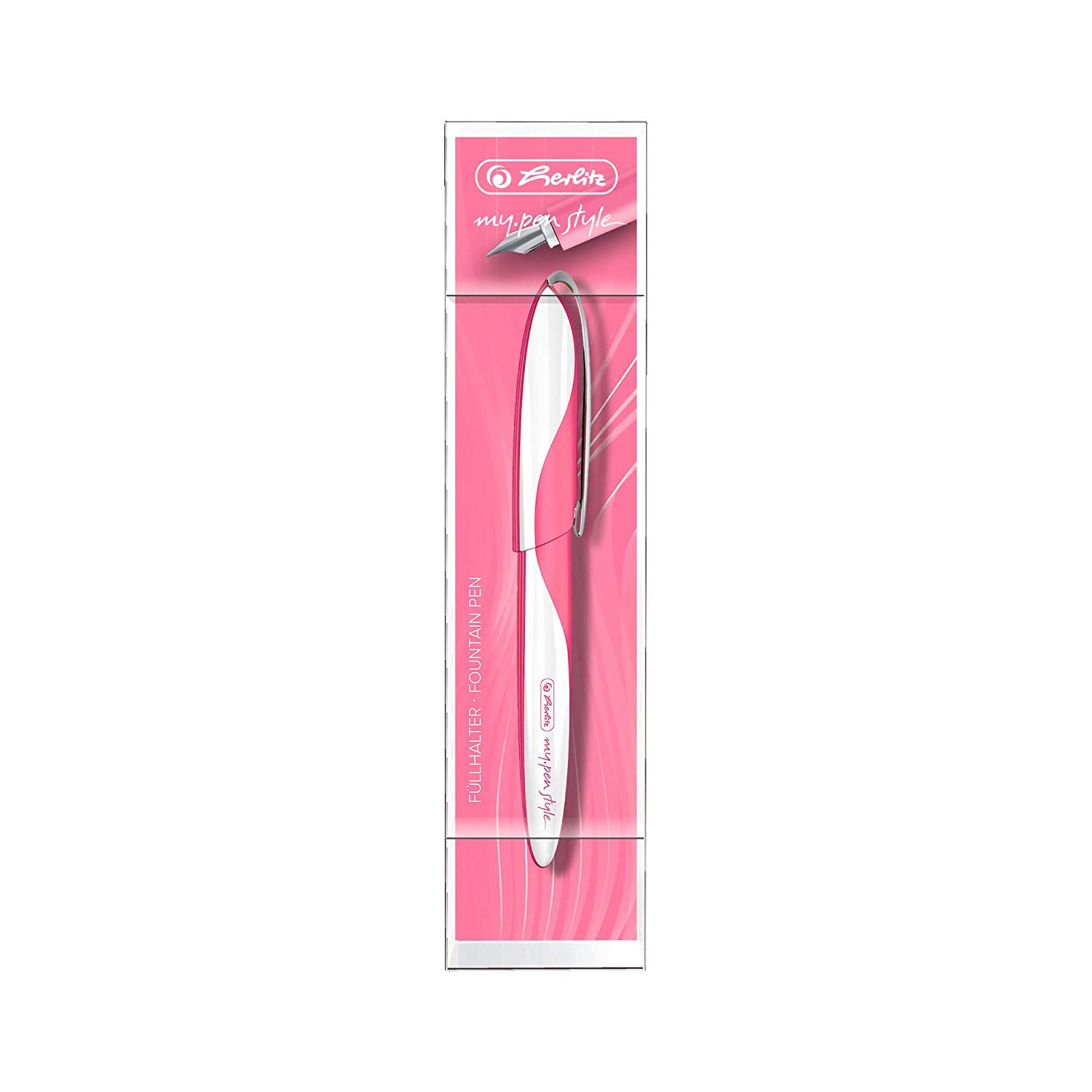 Herlitz My Pen Style Fountain Pen - Glowing Red