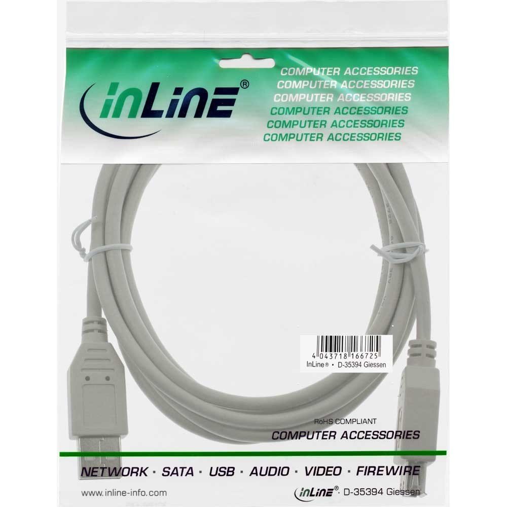 InLine 34633 USB 2.0 Extension Cable Type A Male to HDMI Female Cable - Beige, 1 item - Image 3