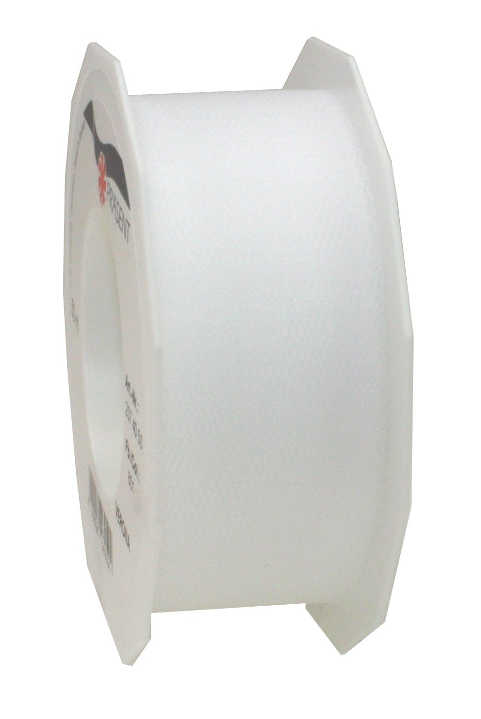 C.E. Pattberg VERONA Decoration Ribbon, white, 50 m Tulle Band for Wrapping And Decorating 40 mm Width