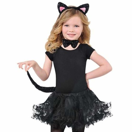 amscan 10132967 Black Glitter Cat Costume Accessory - Image 2