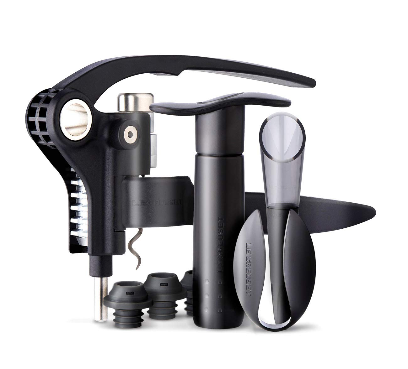 LE CREUSET WA143L-31 Instant Aerator Wine Pourer With Drip-Free Pouring Edge, Model WA-143 - Image 4