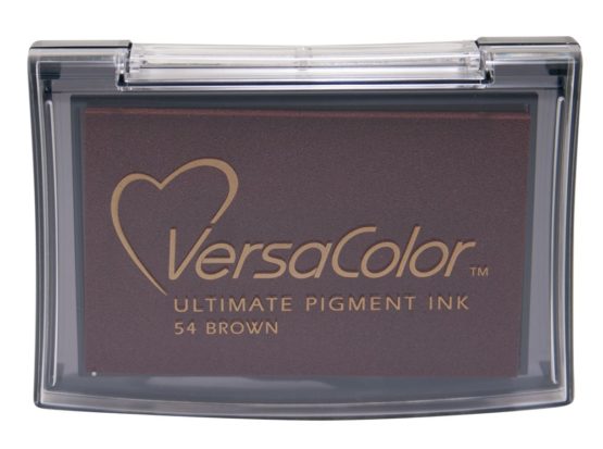 Tsukineko VC054 Versacolor Pigment Ink Pad - Brown