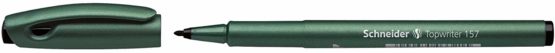 Schneider Topwriter 157 Felt-Tip Pen 0.8 mm Black Pack of 10 - Image 3