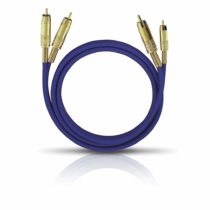 OEHLBACH Master Set NF 1 stereo interconnect 1x1m. Neutral, well-balanced sound. Colour: blue. STAR RATING : 3.