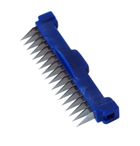 DE BUYER Blade/Cutting Comb for Vegetable Slicer Mandoline Ultra, Steel, Dark Blue, 22 x 8.99 x 2.01 cm