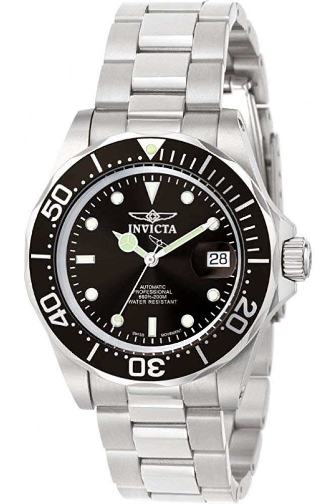 Invicta Pro Diver 9307 Men's Watch Quartz Watch - stainless steel with black dial - 40mm