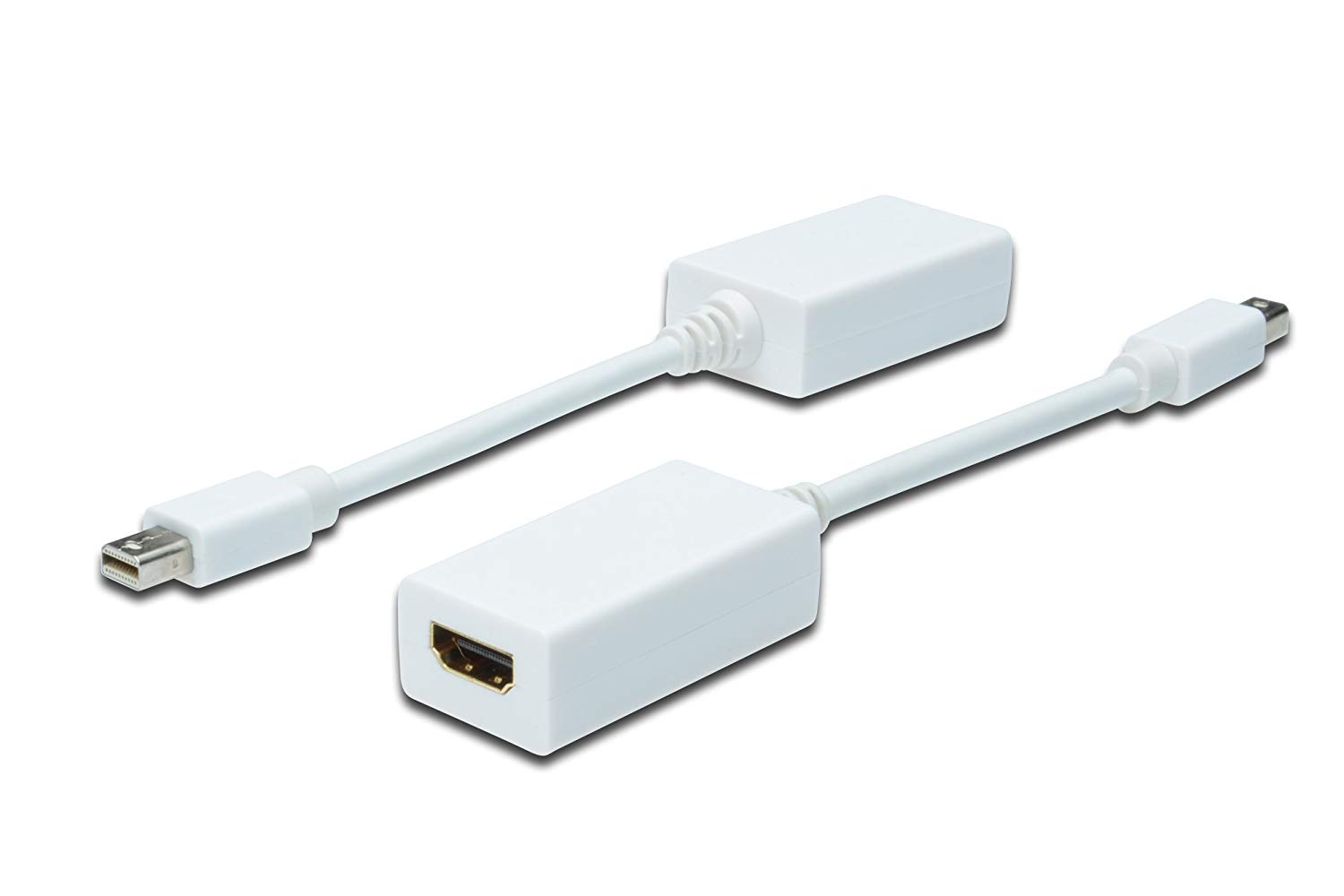 DIGITUS CAVO ADATTATORE DISPLAYPORT MINI DP HDMI 15CM, White