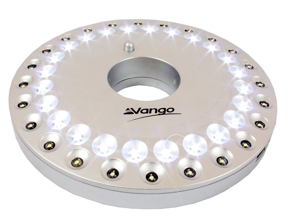 Vango Light Disc - 48 LED Camping Light, Portable Tent Light with 48 LED Lights for Camping/Hiking/Fishing