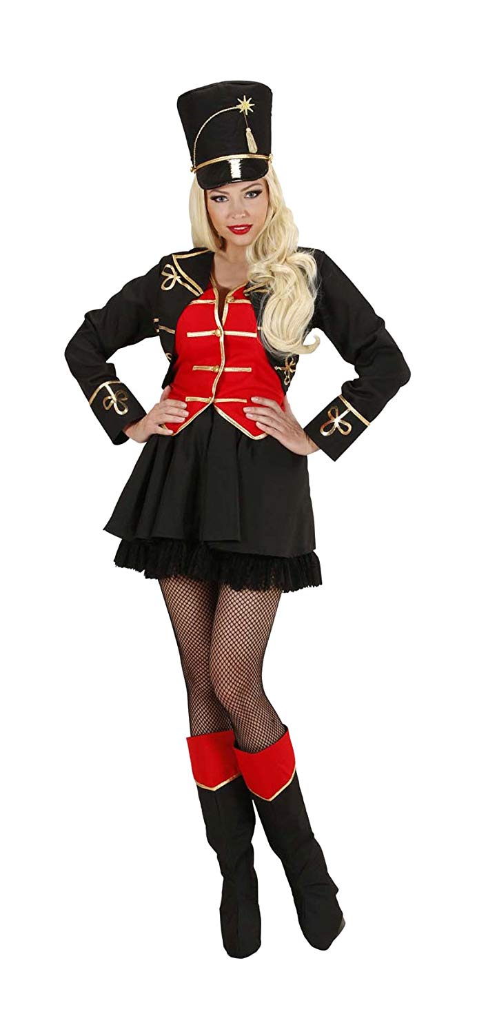 Ladies Tamer Girl Costume Large UK 14-16 for Circus Fancy Dress, Multi-coloured