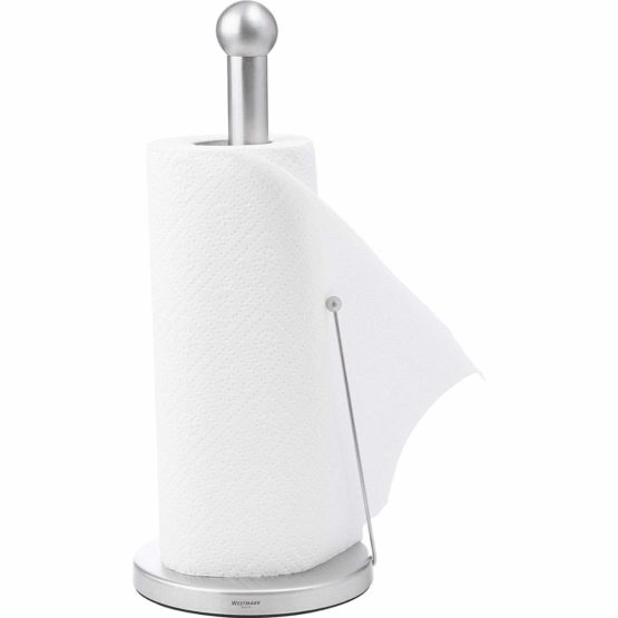 Westmark Kitchen Roll Holder, with stand, dimensions: ø 15 x 36.5 cm, stainless steel, silver, 52362260