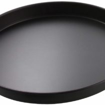 Zenker Pizza Tray Special Countries Ø28 cm in black, Stainless Steel, 28.5 x 28.5 x 2.5 cm