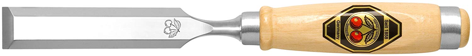 Kirschen 1001010 10 mm Number 1001 Firmer Chisel with Hornbeam Handle - Multi-Colour
