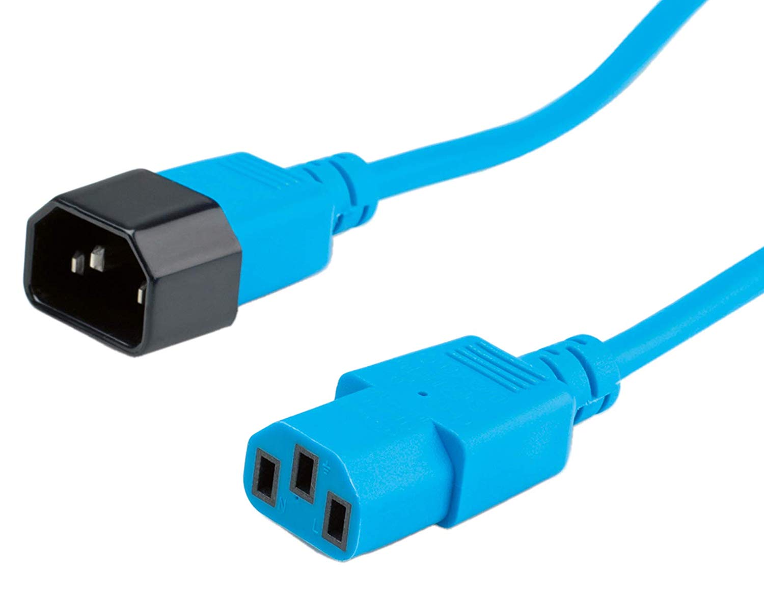 Roline Monitor Power Cable with IEC320 C14 Connector/C 13 Connector Blue 1, 8 m, 1.8 m