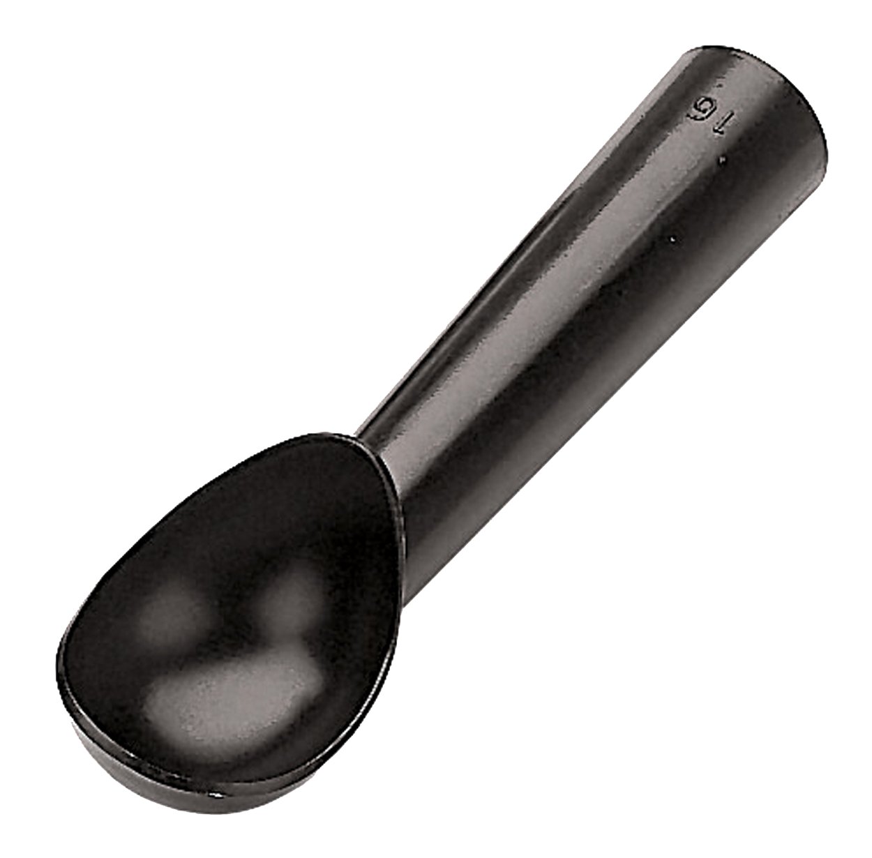 Paderno World Cuisine 2-1/8-Inch Diameter Non-Stick Ice-Dipper, Black