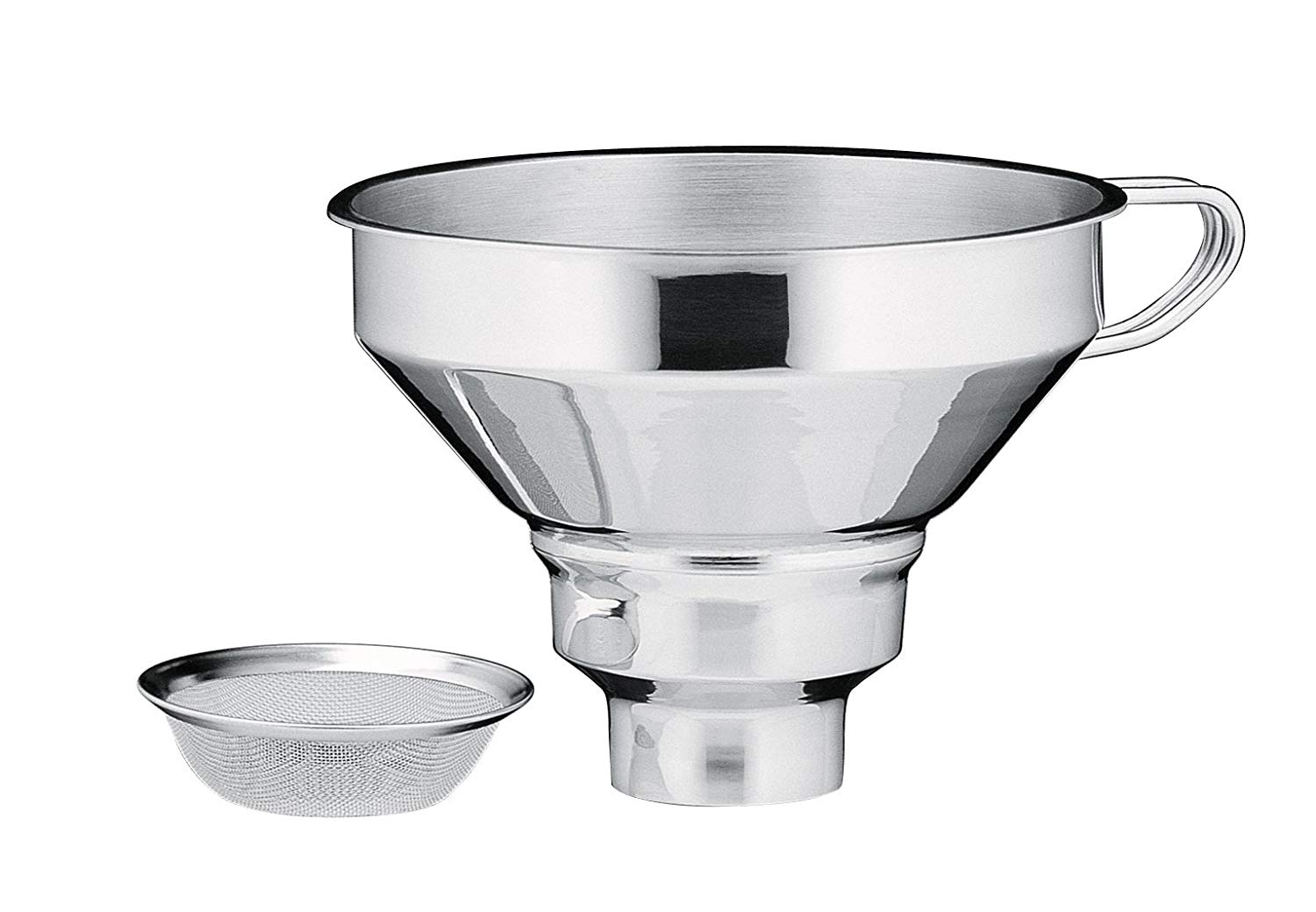 Küchenprofi Funnel with Drainer Rustproof Stainless Steel 18/10, Silver, 5 inches