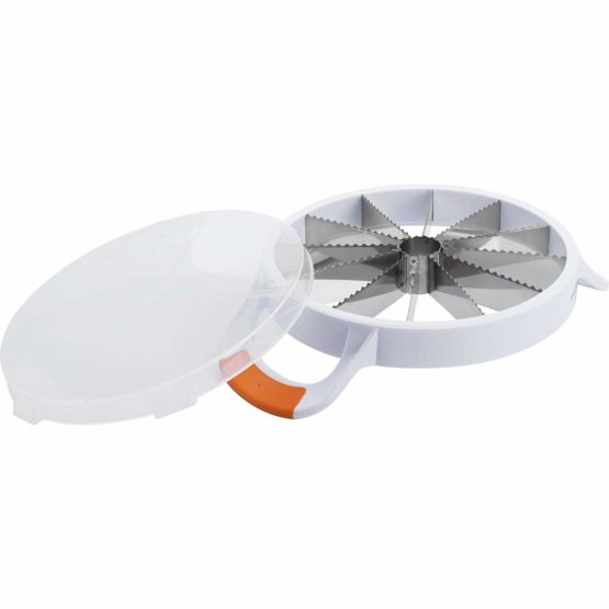Westmark Melon Divider With Blade Protector, 29.7 X 21.5 X 3.6 Cm, Stainless Steel/Plastic, Jumbo, White/Orange/Silver, 51602270 - Image 2