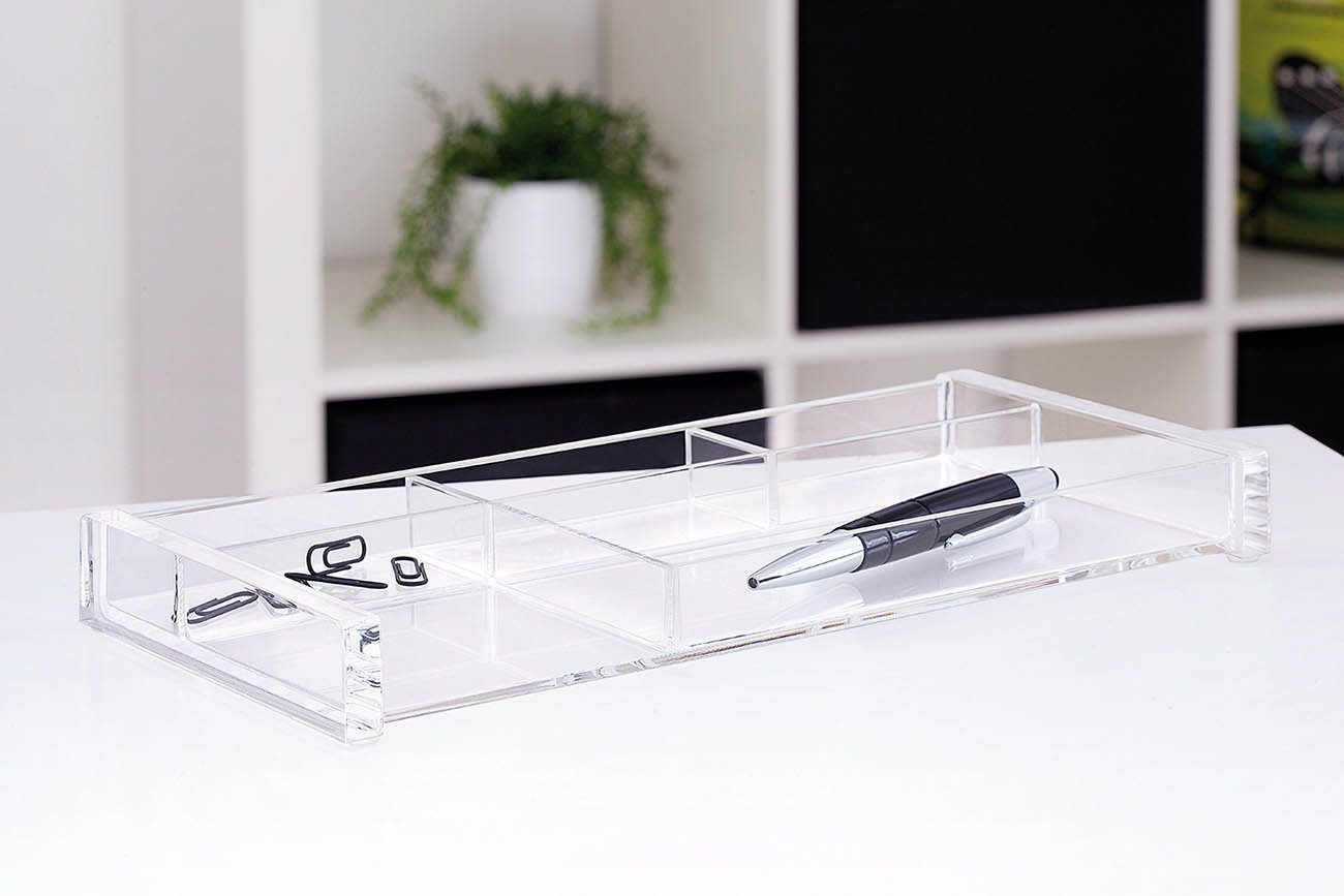 Wedo Cristallic Multipot - Office Stationery Container - Acrylic - Transparent, 1 Stück (1er Pack) - Image 3