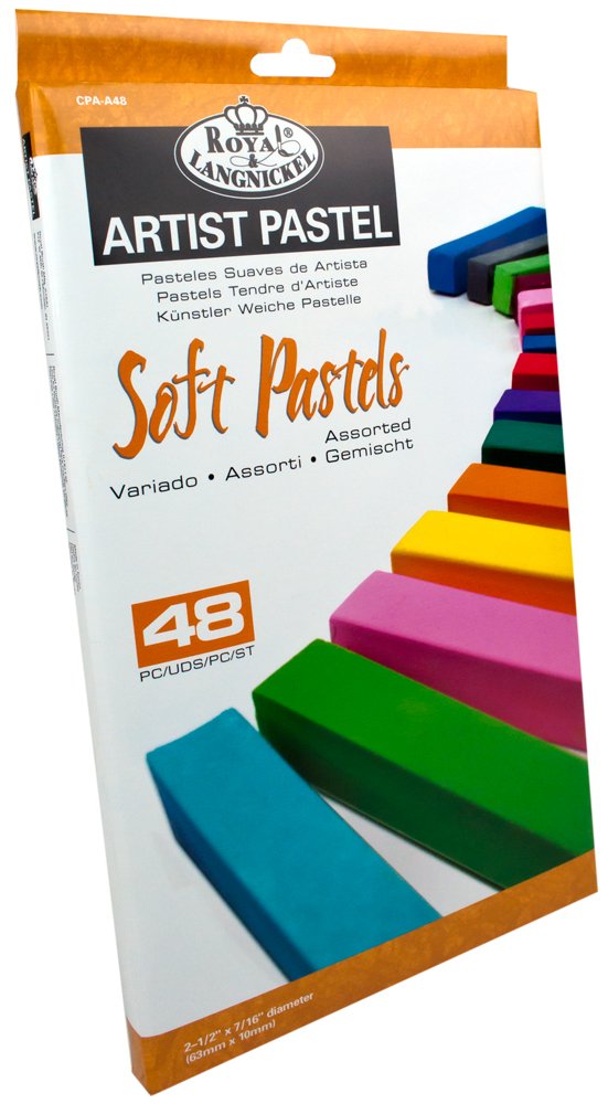 Essential 48 pc Assorted Soft Pastels, Multicolor, 48 count (Pack of 1)