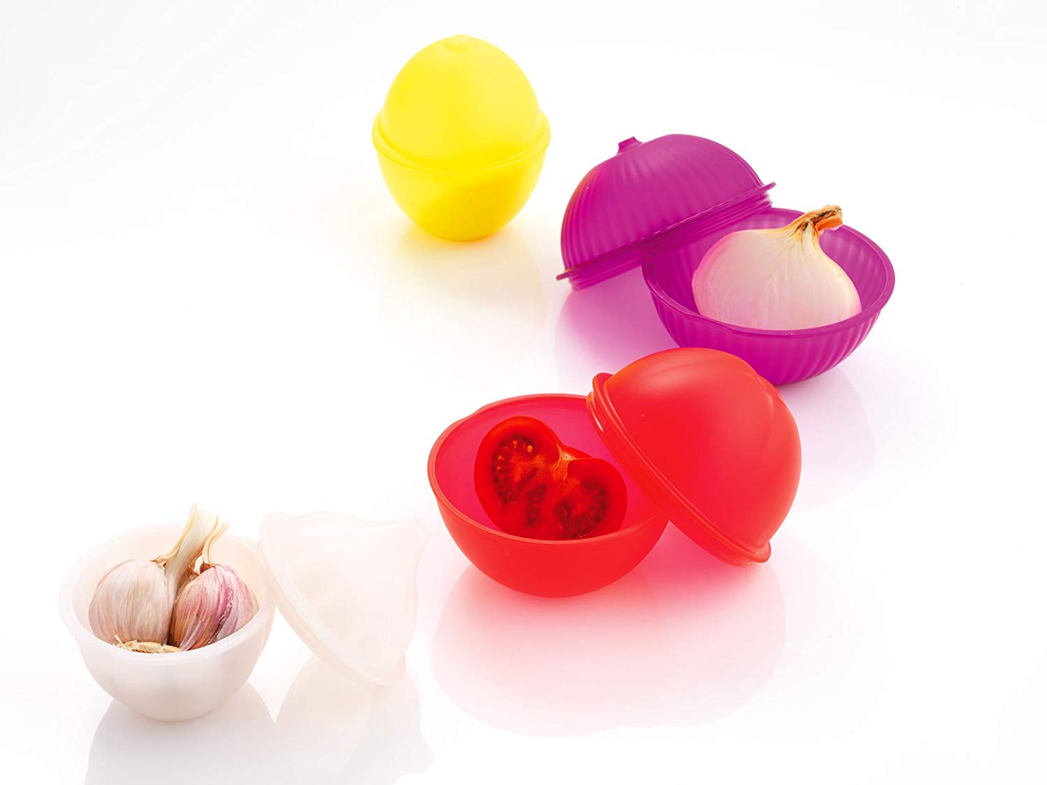 Mastrad Veggie Savers, Set of 4, F91354, 11,5 x 11,5 x 10 cm - Image 2