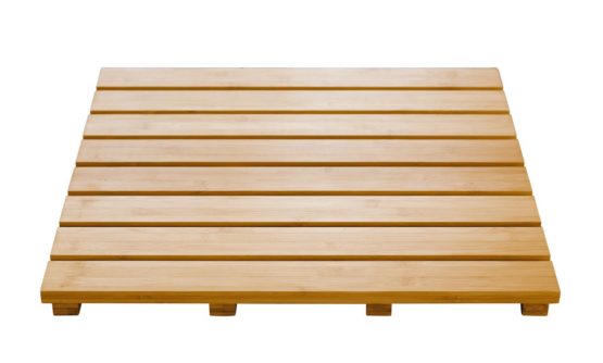 Ridder Grating 21105211 Bath Mat 52 x 52 cm Wooden Natural