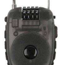 M-Wave Unisex's Lock'n'roll D 24.9 Roll up Cable Lock, Black, 90cm x 2,4 mm