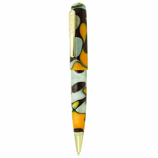 Conklin All American Yellowstone Ballpoint Pen with Gold Trim - Image 3