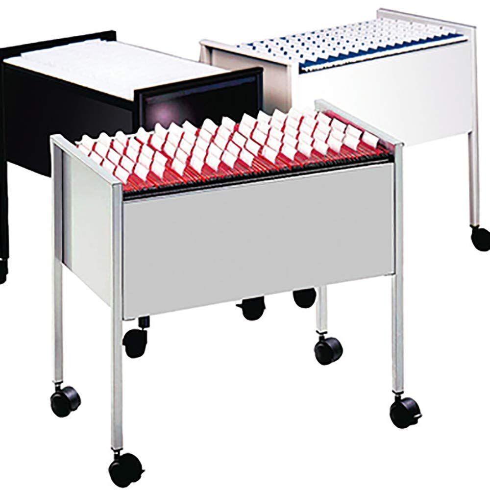Durable ECO Suspension File Trolley for 100 A4 - Grey Black/Silver - Image 2