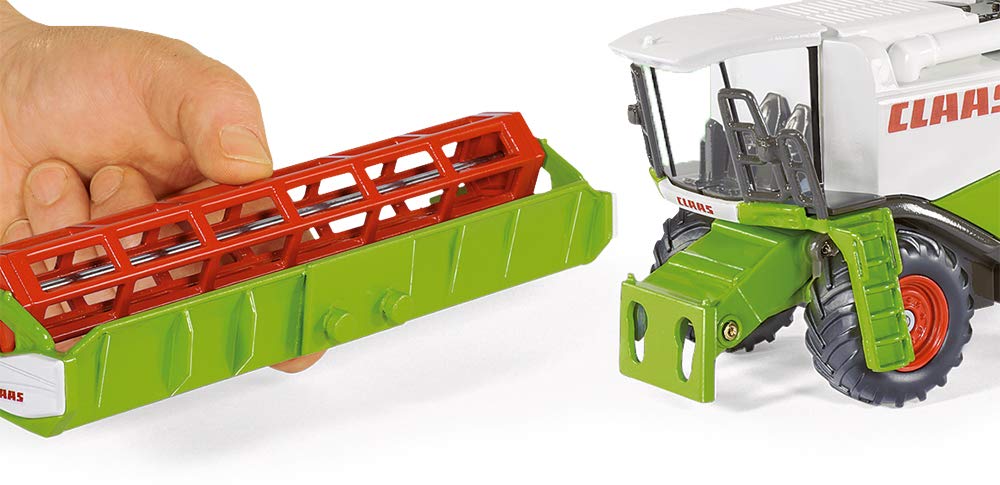 siku 1991, Claas Combine Harvester, 1:50, Metal,Plastic, Green,Red, Movable parts, 24.1 x 18.2 x 8.3 cm - Image 4