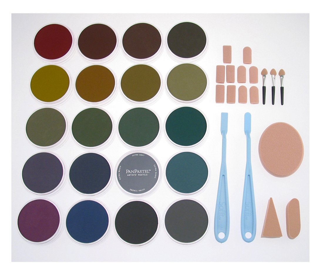 PanPastel 20 Colour Set - Extra Dark Shades Set, Multicolor, 1 count (Pack of 20) - Image 3