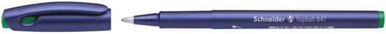 Schneider Topball 847 Rollerball Pen - Green (Pack of 10) - Image 3
